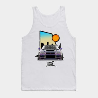 nissan skyline gtr r34 pearl color Tank Top